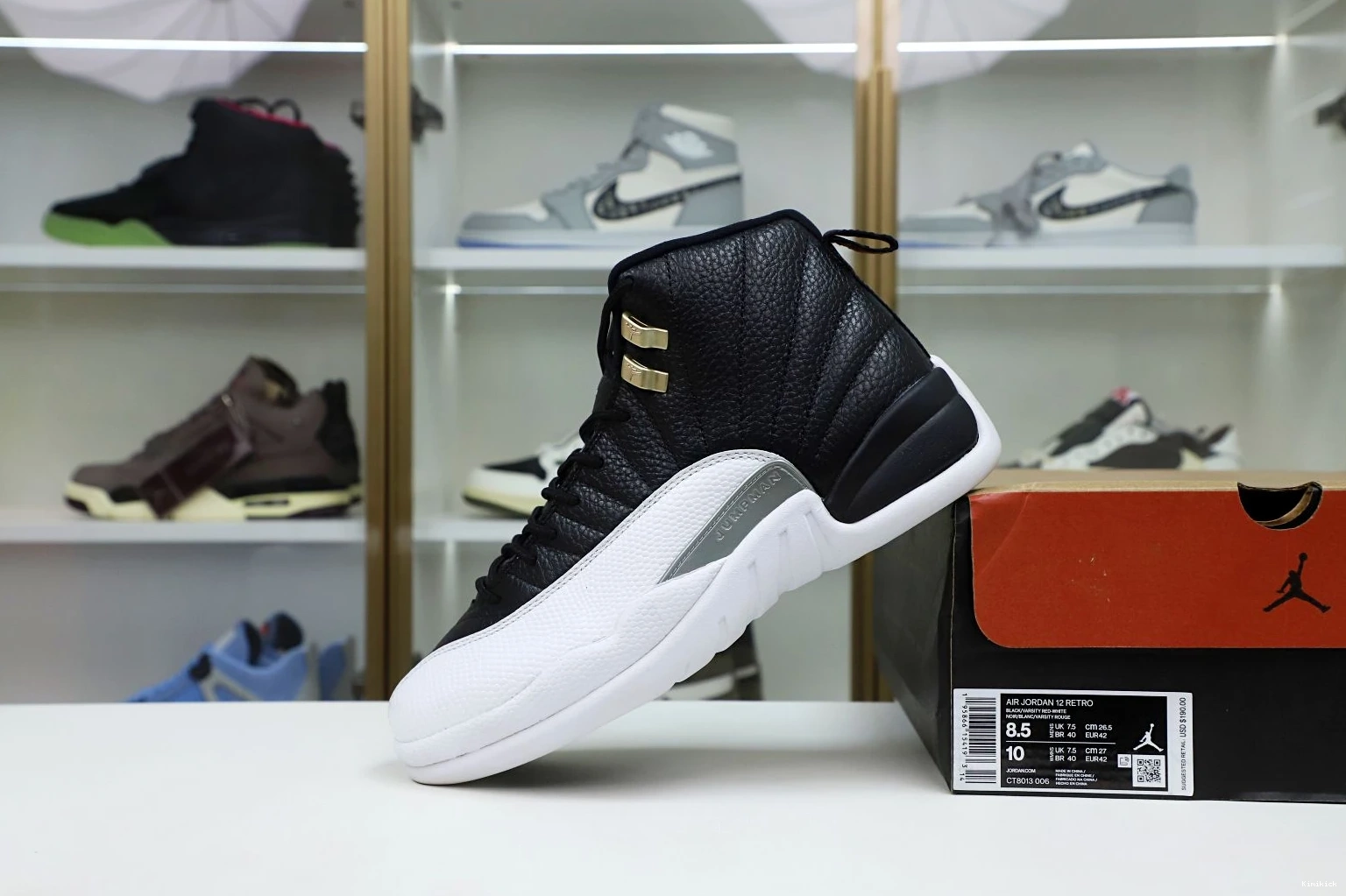 Kimikick GoAnywhere AIR RETRO JORDAN 12 PLAYOFFS 2018 0602